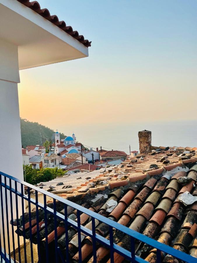 Villa Άκρη Του Κόσμου à Ampelos  Extérieur photo
